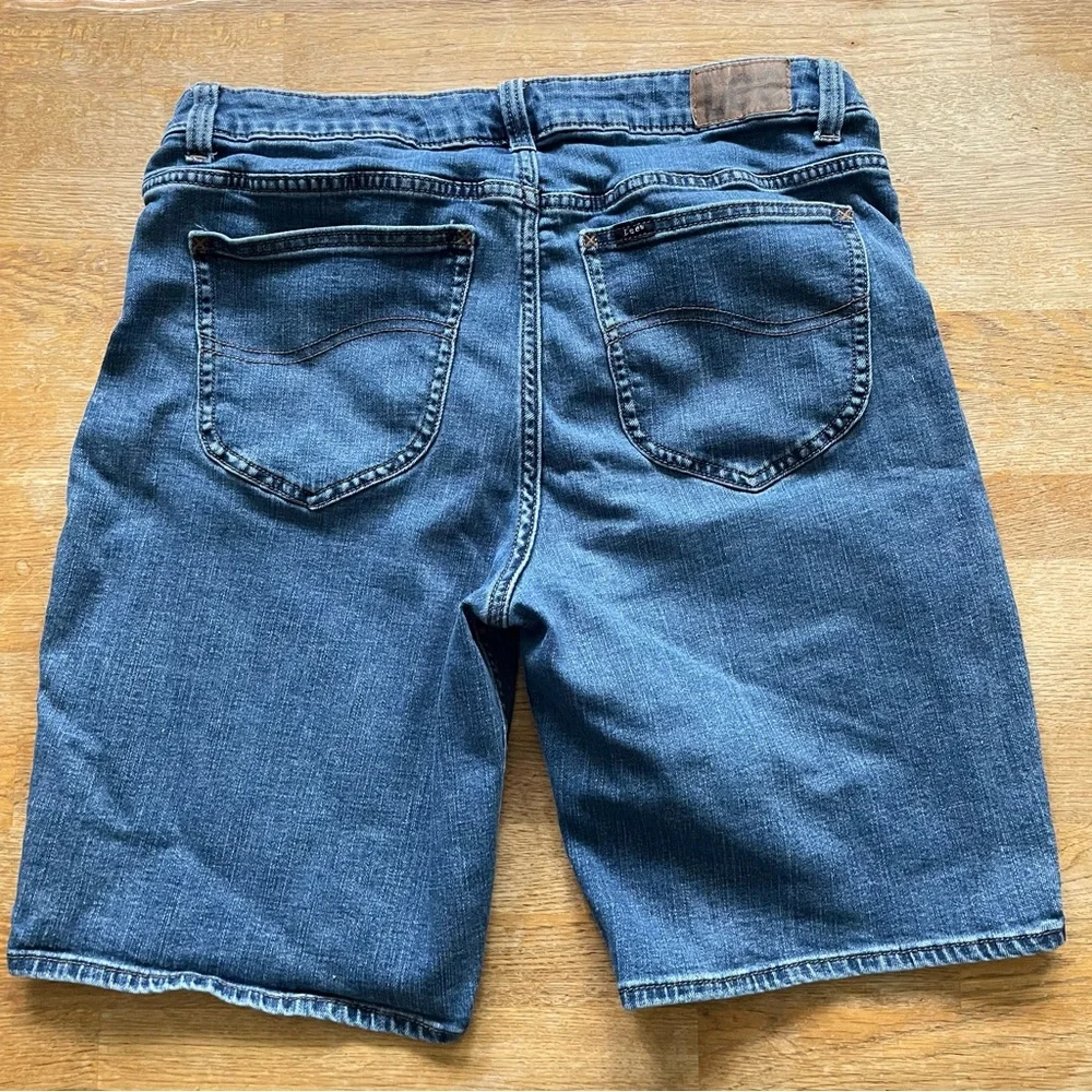 Lee Mid Rise Bermuda Denim Shorts - Picture 2 of 9
